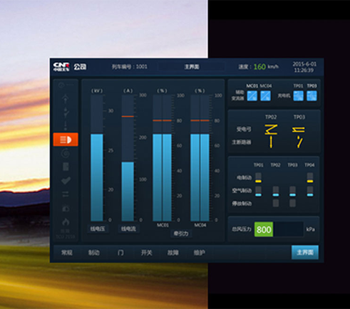 中國(guó)中車監(jiān)控顯示屏界面設(shè)計(jì)及QT、Codesys、Fltk開發(fā)