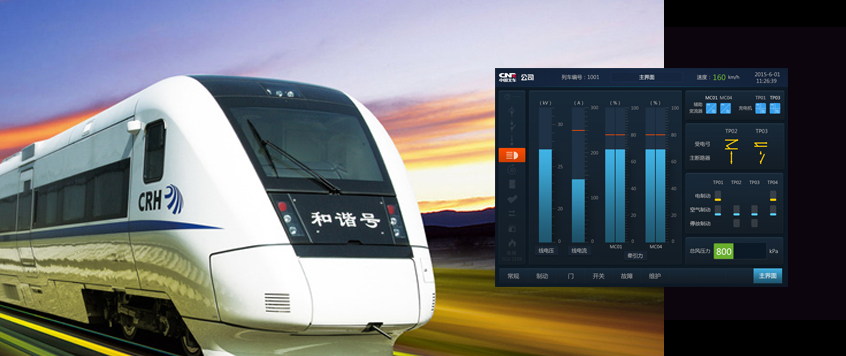 中國中車 城軌車及動車顯示屏界面設計及QT、Codesys、Fltk界面及控件開發(fā)